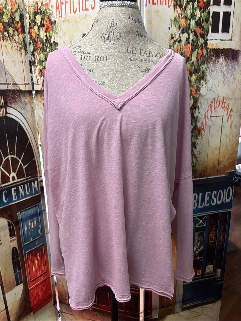 We The Free On My Mind V-Neck Top, Sugar Maple, Small